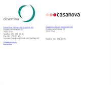 Tablet Screenshot of casanova.ch